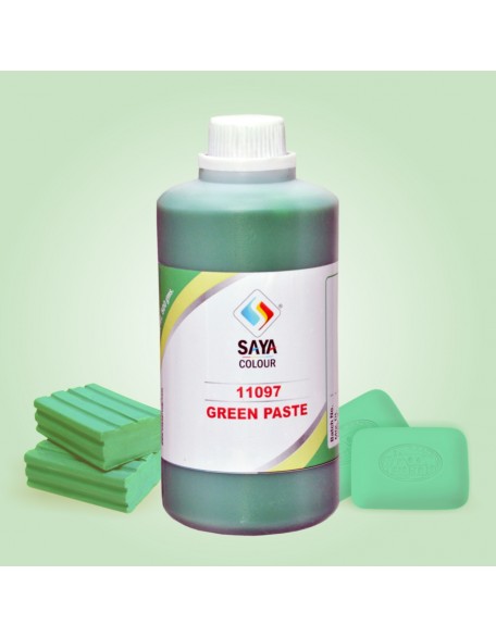 Pigment Parrot Green Paste for Toilet and Bathing Soap